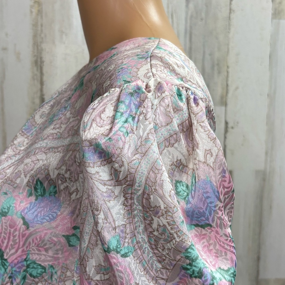 Worthington Vintage 90’s Pastel‎ Floral Plus Size Patterned Two-Piece Set - Picture 5 of 15